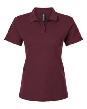 MAROON Allpro 62800L women's pique polo