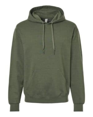 MILITARY GREEN HEATHER Jerzees IC49MR ultimate cvc hooded sweatshirt