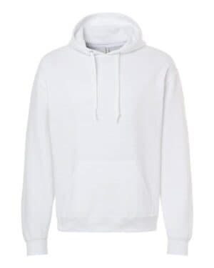 WHITE Jerzees IC49MR ultimate cvc hooded sweatshirt