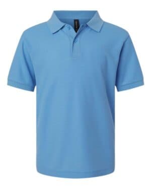 CAROLINA BLUE Allpro 62800Y youth pique polo