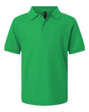 KELLY GREEN Allpro 62800Y youth pique polo