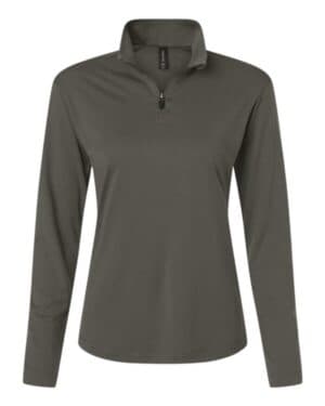 CHARCOAL 41870L pro-lock women's performance quarter-zip pullover