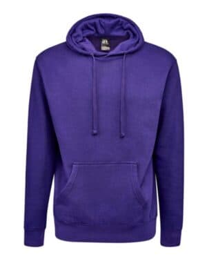 PURPLE J america 8720 btb fleece hooded sweatshirt