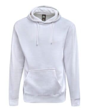 WHITE J america 8720 btb fleece hooded sweatshirt