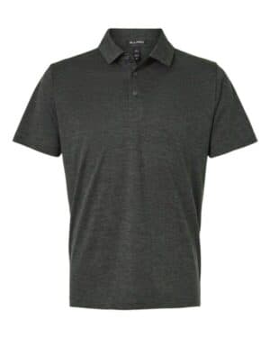 BLACK MELANGE Allpro 4HM00 performance mlange polo