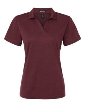 Allpro 4HM00L women's performance mlange polo