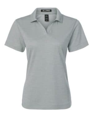 SILVER MELANGE Allpro 4HM00L women's performance mlange polo