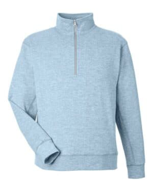 ELECTRIC SKY J america 8741 electric fleece quarter-zip sweatshirt