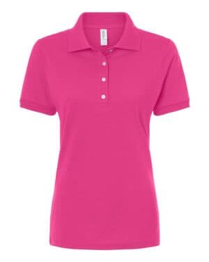 CYBER PINK Jerzees 437F women's dri-power polo