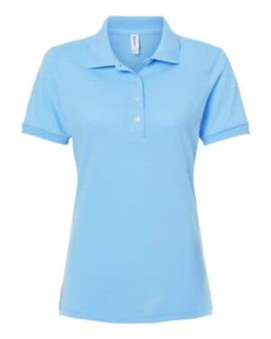 LIGHT BLUE Jerzees 437F women's dri-power polo