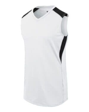 WHITE/ BLACK/ WHITE Augusta sportswear 312163 girls' dynamite jersey