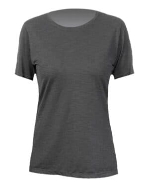 CHARCOAL HEATHERED Anetik WSBRZS0 women's breeze tech t-shirt