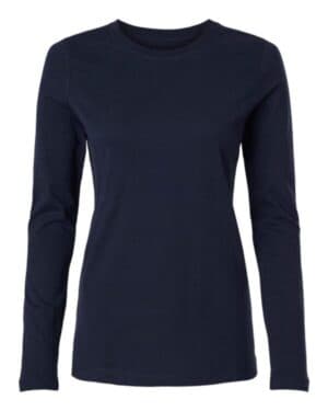MIDNIGHT NAVY W30002U women's regenx cotton underscrub long sleeve t-shirt