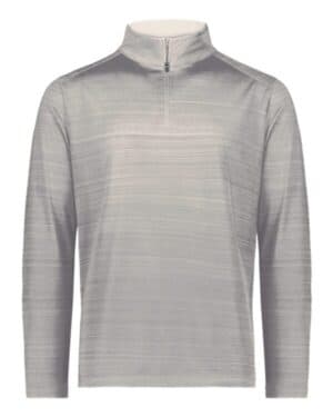 ATHLETIC GREY Augusta sportswear 7011 pursuit quarter-zip