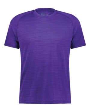 PURPLE HEATHER Holloway 222554 eco revive all-pro t-shirt