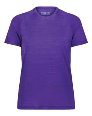 PURPLE HEATHER Holloway 222754 eco revive women's all-pro t-shirt
