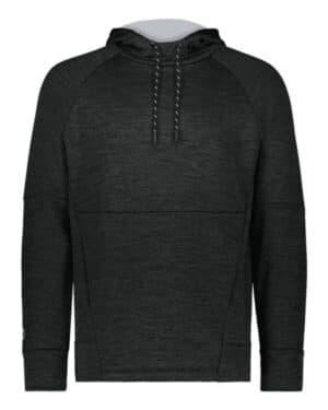 BLACK HEATHER/ SILVER 223580 all-pro performance fleece hooded sweatshirt