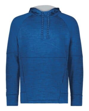 ROYAL HEATHER/ SILVER 223580 all-pro performance fleece hooded sweatshirt