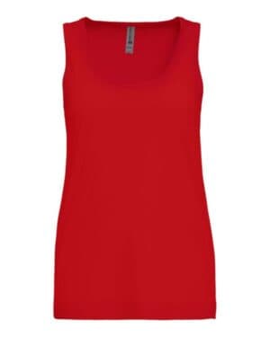 RED Next level 3933 women's cotton tank