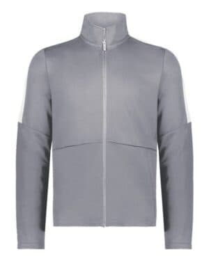 GRAPHITE/ WHITE Holloway 223530 crosstown full-zip jacket