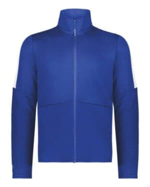 ROYAL/ WHITE Holloway 223530 crosstown full-zip jacket