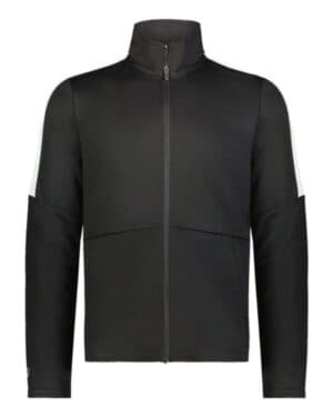 BLACK/ WHITE Holloway 223630 youth crosstown full-zip jacket