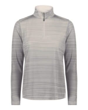 ATHLETIC GREY Augusta sportswear 7012 women's pursuit quarter-zip