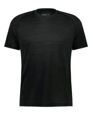 BLACK HEATHER Holloway 222654 eco revive youth all-pro t-shirt