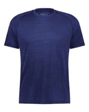 NAVY HEATHER Holloway 222654 eco revive youth all-pro t-shirt