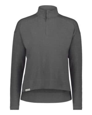 CARBON HEATHER 223753 eco revive women's ventura soft knit quarter-zip