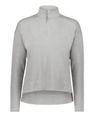 GREY HEATHER 223753 eco revive women's ventura soft knit quarter-zip