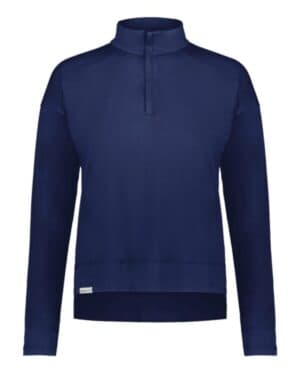 NAVY 223753 eco revive women's ventura soft knit quarter-zip