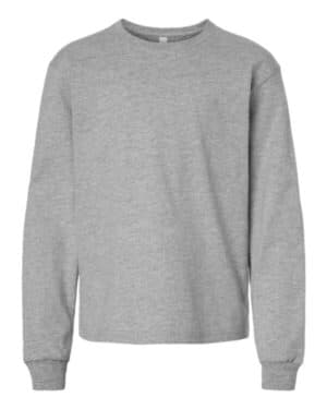 ATHLETIC HEATHER Bella canvas 3511Y youth 6oz heavyweight long sleeve tee