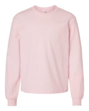SOFT PINK Bella canvas 3511Y youth 6oz heavyweight long sleeve tee