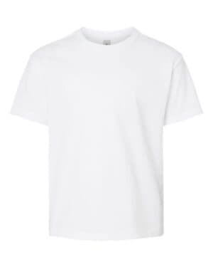 WHITE Bella canvas 3010Y youth 6oz heavyweight tee