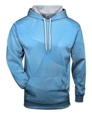 COLUMBIA BLUE Badger 1413 warp hooded sweatshirt