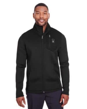 BLACK Spyder S16539 venom full-zip jacket