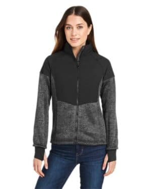 POLAR/ BLACK Spyder S17741 women's passage sweater jacket