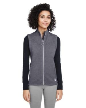 FRONTIER HEATHER/ BLACK Spyder S17275 women's pursuit vest
