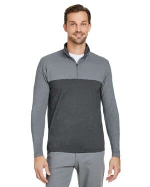 POLAR FROST/ BLACK FROST Spyder S18024 spyre flex colorblock quarter-zip pullover