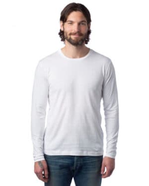 WHITE Alternative 1170C1 unisex long-sleeve go-to-tee t-shirt