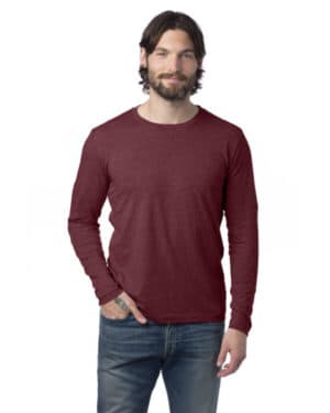 HEATHER CURRANT Alternative 1170CV unisex long-sleeve go-to t-shirt