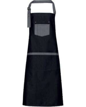 Artisan collection by reprime RP127 domain contrast denim bib apron