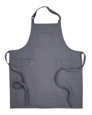 STEEL Artisan collection by reprime RP132 cotton chino bib apron with pocket