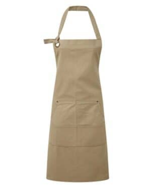 KHAKI Artisan collection by reprime RP137 calibre heavy cotton canvas pocket apron