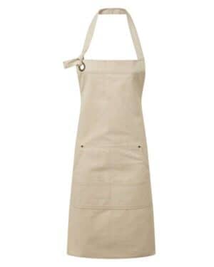 NATURAL Artisan collection by reprime RP137 calibre heavy cotton canvas pocket apron