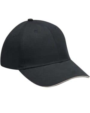 BLACK/ KHAKI Adams headwear PE102 performer cap