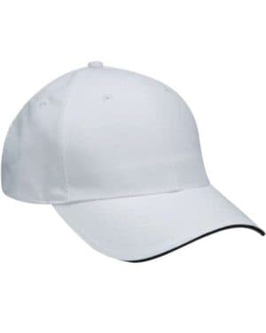 WHITE/ BLACK Adams headwear PE102 performer cap