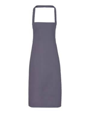 DARK GREY Artisan collection by reprime RP102 organic cotton bib apron