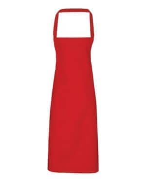 RED Artisan collection by reprime RP102 organic cotton bib apron